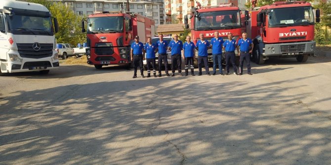 Siirt itfaiyesinden Antalya’daki yangın söndürme çalışmalarına destek