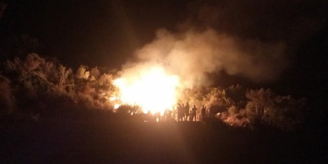 Bodrum’da çıkan yangın hızlı müdahaleyle söndürüldü