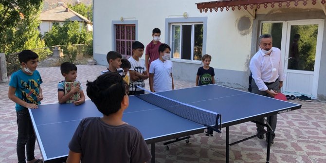 Seydişehir'de çocukların masa tenisi isteği yerine getirildi