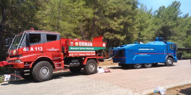 Jandarma 2 bin 630 personel, 339 araç ve 6 helikopterle yangınlara müdahale ediyor