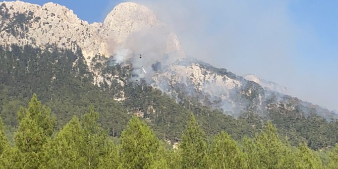 Seydikemer’deki yangın kısmen kontrol altına alındı