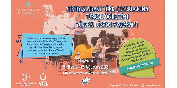 YTB'nin yurt dışı vatandaşlar burslarına başvurular devam ediyor