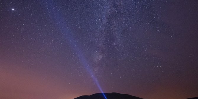 Yaylalar yıldızlar altında fotoğraflandı