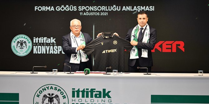 Konyaspor'un forma göğüs sponsoru Atiker oldu