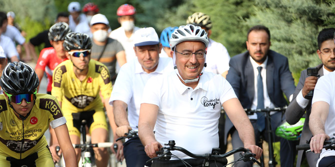 Meram’da çocuklar bisiklet yarışı için pedal çevirecek