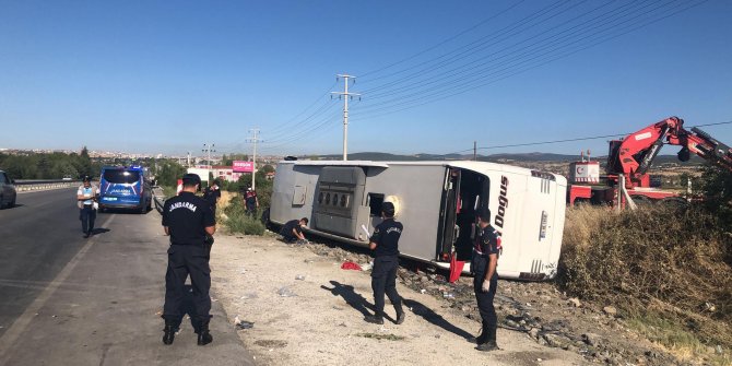Otobüs kazasında yaralılar taburcu edildi