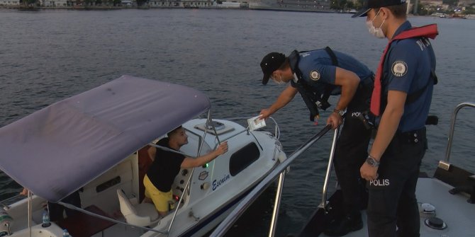 İstanbul Boğazı'nda teknelere yönelik denetim