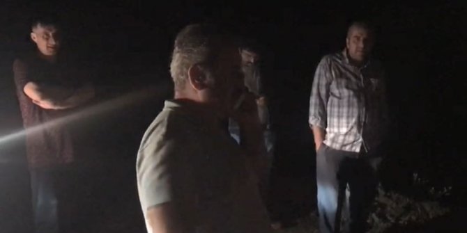 Heyelan nedeniyle 4 köy ulaşıma kapandı kız istemeye giden aile mahsur kaldı
