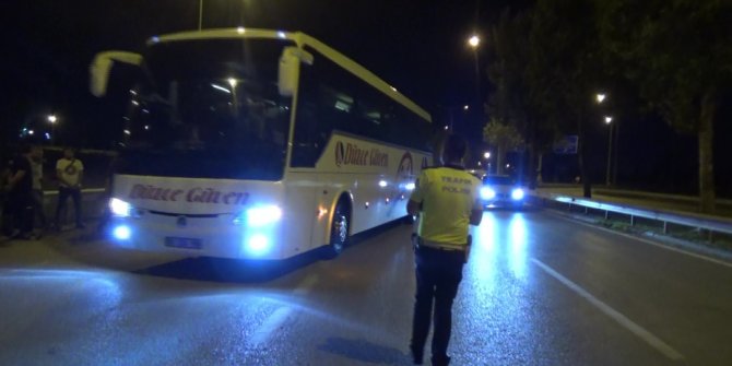 Kazalar sonrası tatil bölgelerine giden otobüsler tek tek denetlendi