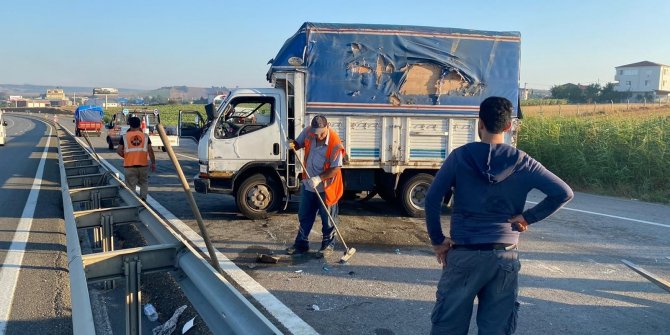 E-5’de trafiği kilitleyen kaza