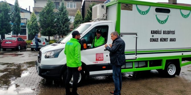 Kandilli personeli Bozkurt’a destek için gitti