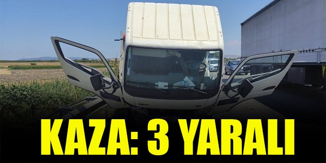 Kaza: 3 yaralı