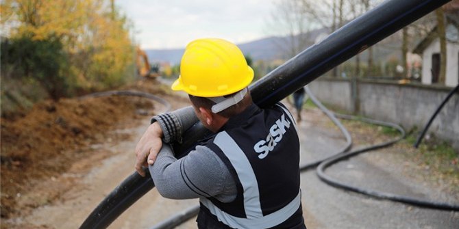 İki ilçe için 11 bin 500 metrelik yeni içmesuyu hattı