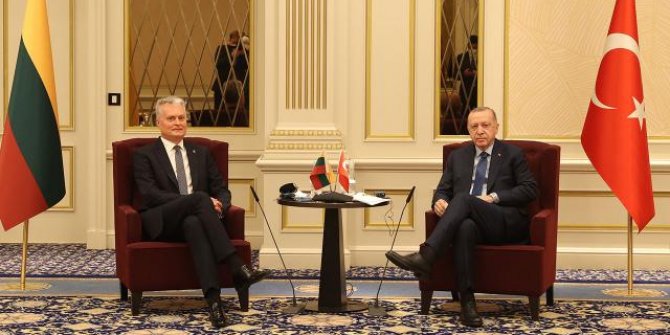 Erdoğan Litvanya Cumhurbaşkanı ile görüştü