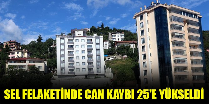 Sel felaketinde can kaybı 25'e yükseldi