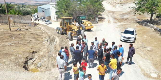 Baydilli selden hasar gören yerleri inceledi