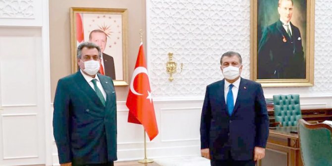 Başkan Kale Bakan Koca ile görüştü