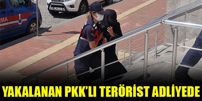 Yakalanan PKK’lı terörist adliyede