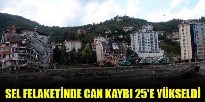 Sel felaketinde can kaybı 25'e yükseldi