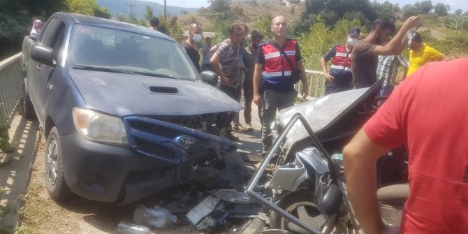 Trafik kazası 5 yaralı