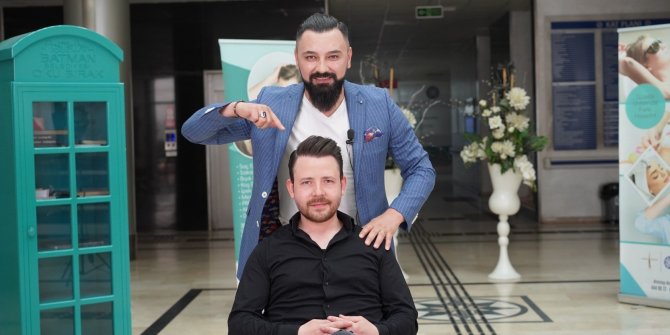Batman’da saç ekim merkezi, bölgenin parlayan yıldızı oldu