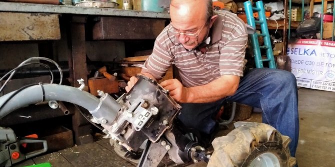 Çim motoru tamircilerinin yoğun mesaisi başladı