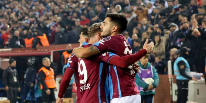 Dev maçta kazanan Trabzonspor