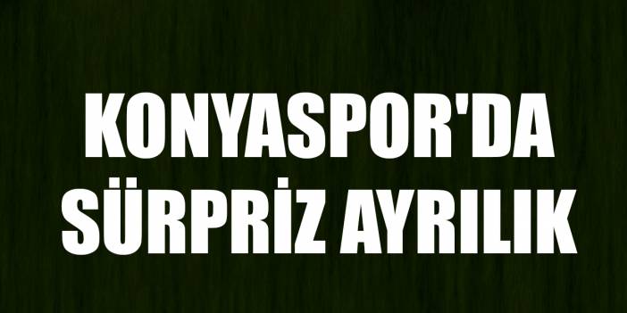 Konyaspor'da İlhan Palut dönemi sona erdi