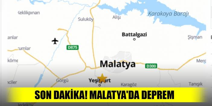 Son Dakika! Malatya'da deprem! Yıkılan binalar var