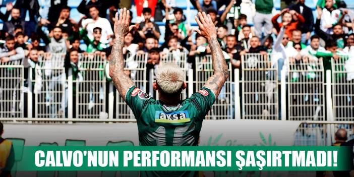 Konyaspor'da Calvo göz dolduruyor