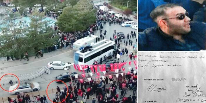 Taş atan istihbaratçı çıktı