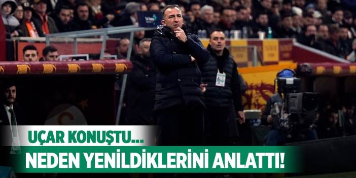Konyaspor'da Uçar'ın hakem sözleri!