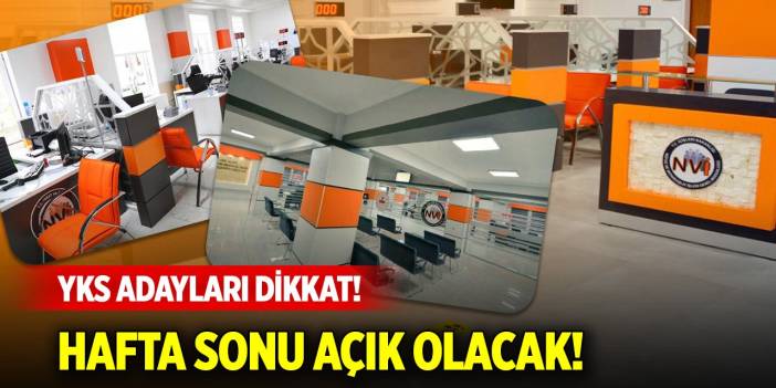 YKS adayları dikkat: Konya Nüfus Müdürlükleri hafta sonu açık olacak!