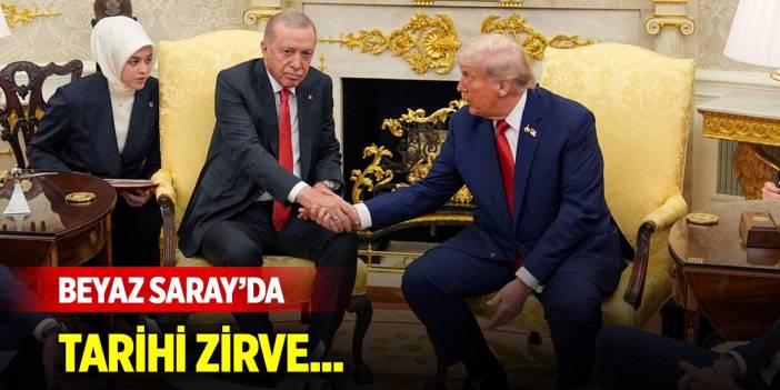 Tarihi zirve... Cumhurbaşkanı Erdoğan, Trump ile görüştü