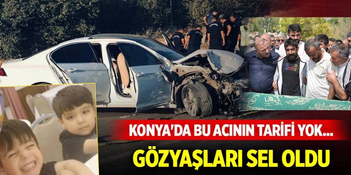 Konya'da bu acının tarifi yok... Gözyaşları arasında toprağa verildi