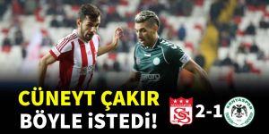 Cüneyt Çakır böyle istedi! Sivasspor 2-1 Konyaspor