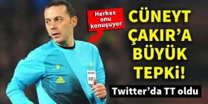 Cüneyt Çakır'a büyük tepki! Twitter'da gündem oldu