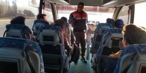 Beyşehir'de okul servis araçları denetlendi