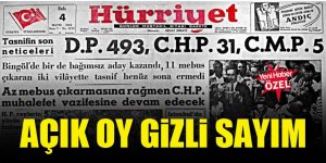 Acik Oy Gizli Sayim