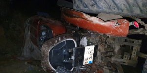 Bursa'da devrilen traktörün altında kalan sürücü yaşamını yitirdi