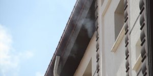 Konya'da apartmandaki yangın paniğe neden oldu
