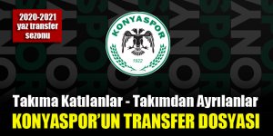 Konyaspor transfer dosyası (2020-2021 yaz sezonu)