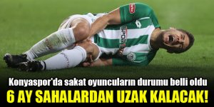 Konyaspor'da sakat oyuncuların durumu belli oldu! 6 ay sahalardan uzak kalacak