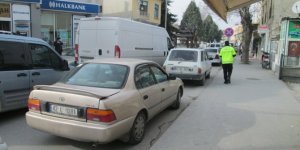 Karapınar'da hatalı park yapan sürücülere ceza