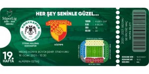 Konyaspor'dan "hatıra bilet" kampanyası