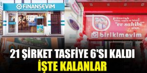 21 sirket tasfiye 6 si kaldi iste kalanlar