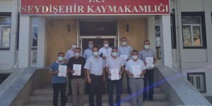 Seydişehir'de okul müdürlerine "Okulum temiz" belgeleri teslim edildi