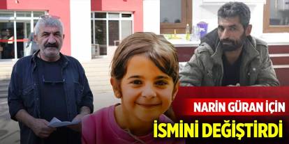 Narin Güran için ismini değiştirdi