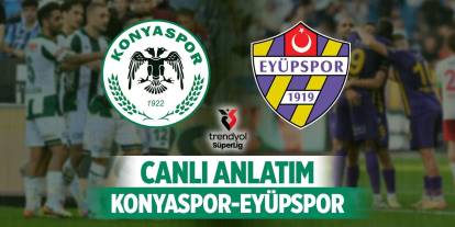 Konyaspor-Eyüpspor (İlk yarı bitti)