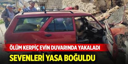 Konya’da ölüm kerpiç evin duvarında yakaladı, sevenleri yasa boğuldu